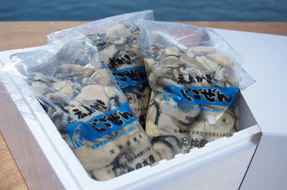 【お得な送料込み価格】広島地御前産 生牡蠣（かき）むき身3kg
